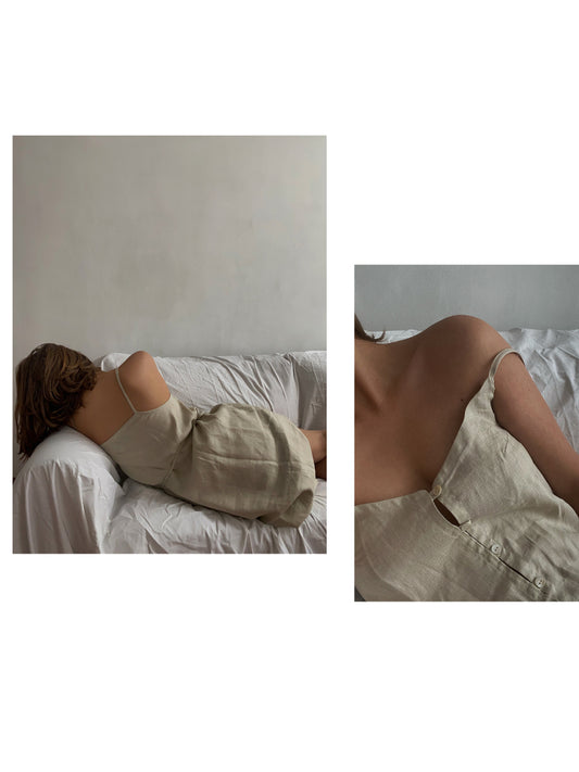 Camille Nakachian in the Birch Dress