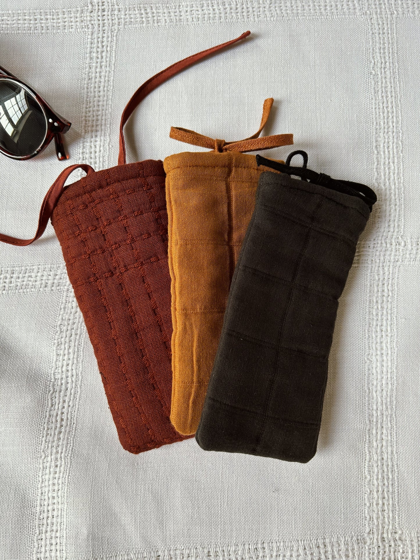 Quilted Sunglasses/Glasses case
