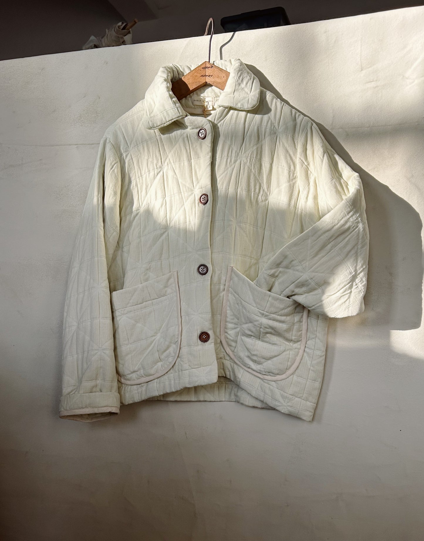 Rue Jacket | Quilted Ecru