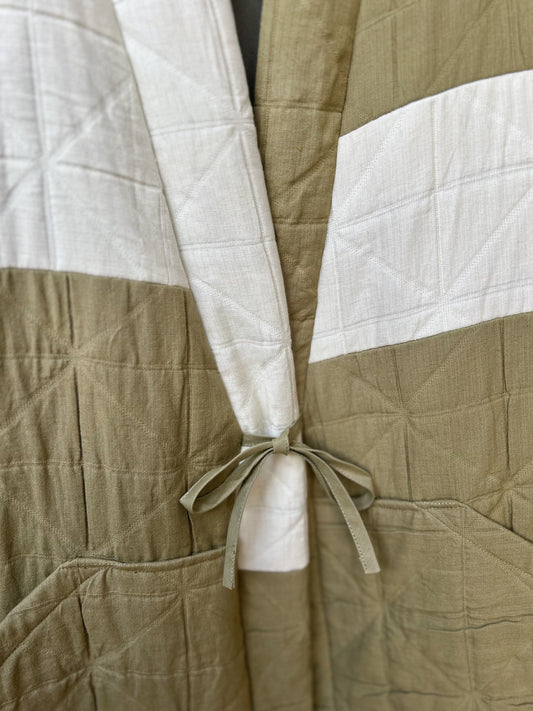 Patch Jacket Olive/Ecru ONE OFF