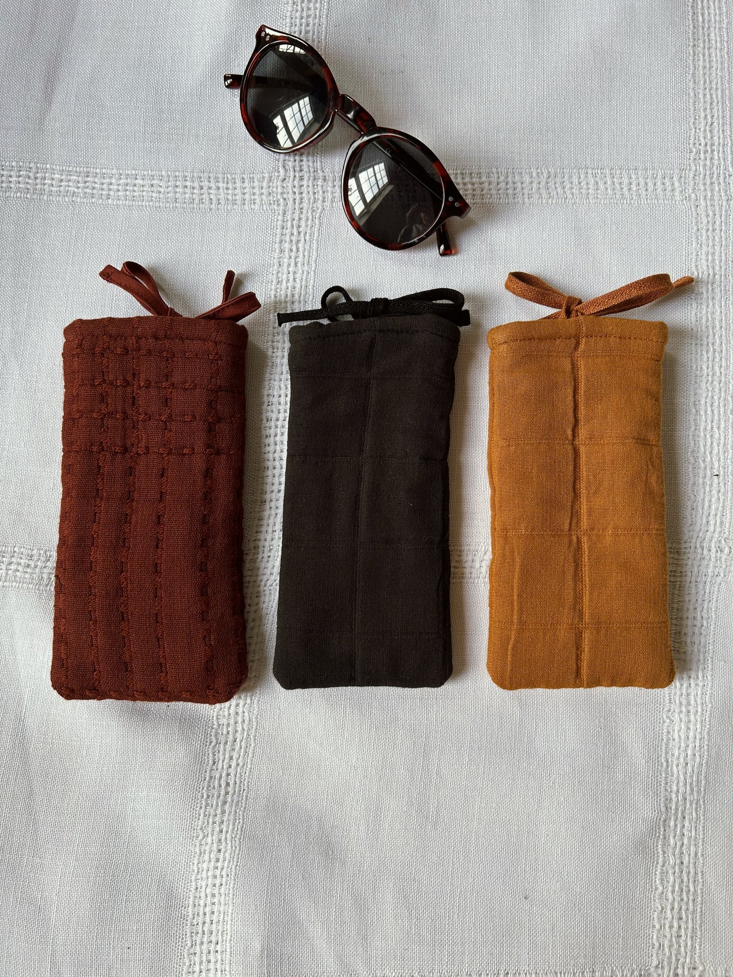 Quilted Sunglasses/Glasses case