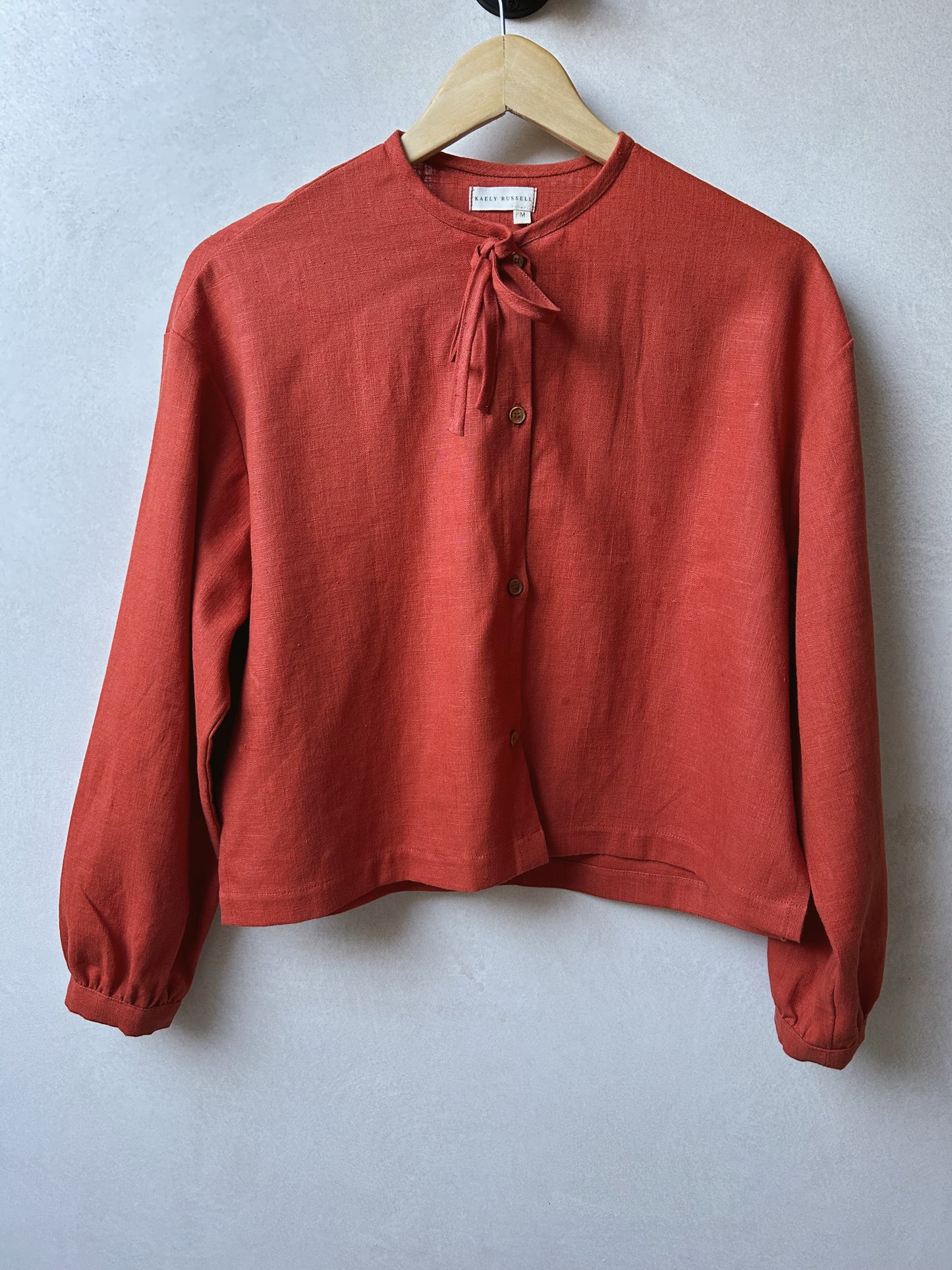 Tie Shirt | Rust
