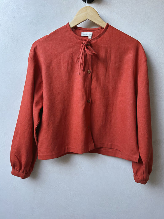 Tie Shirt | Rust
