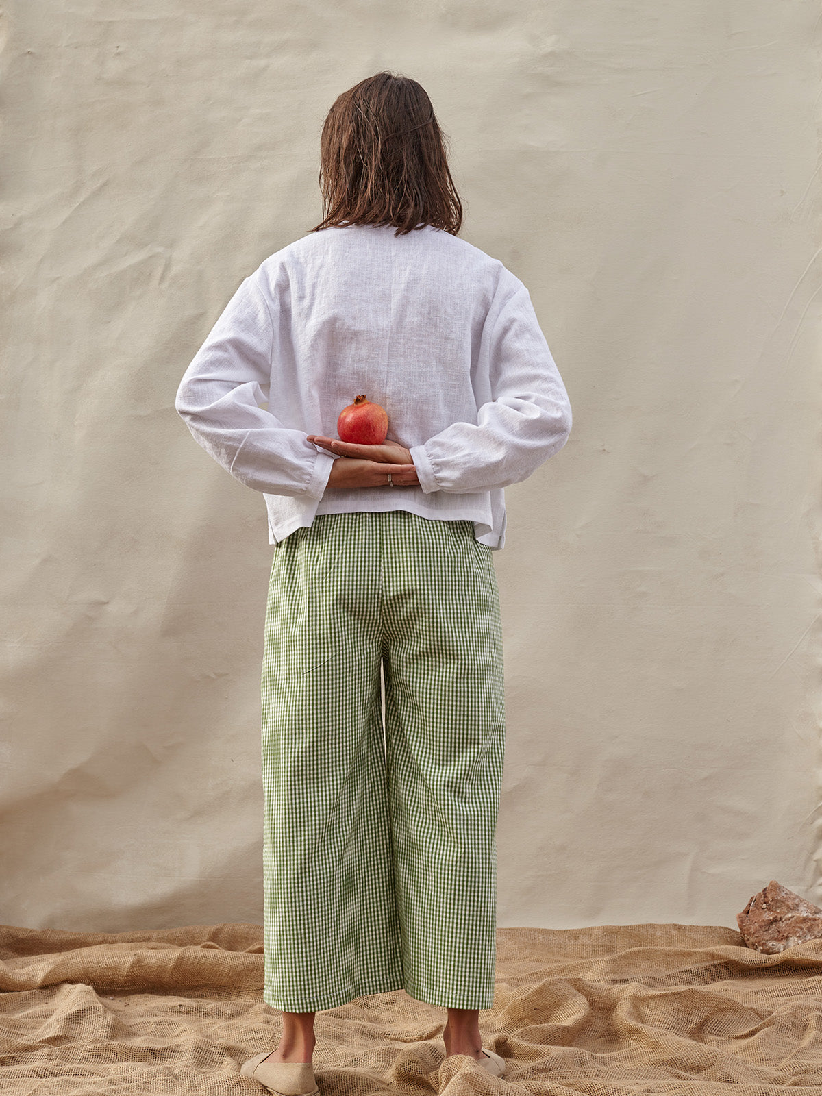 Kaely Russell Studio: Tie Shirt | White Linen