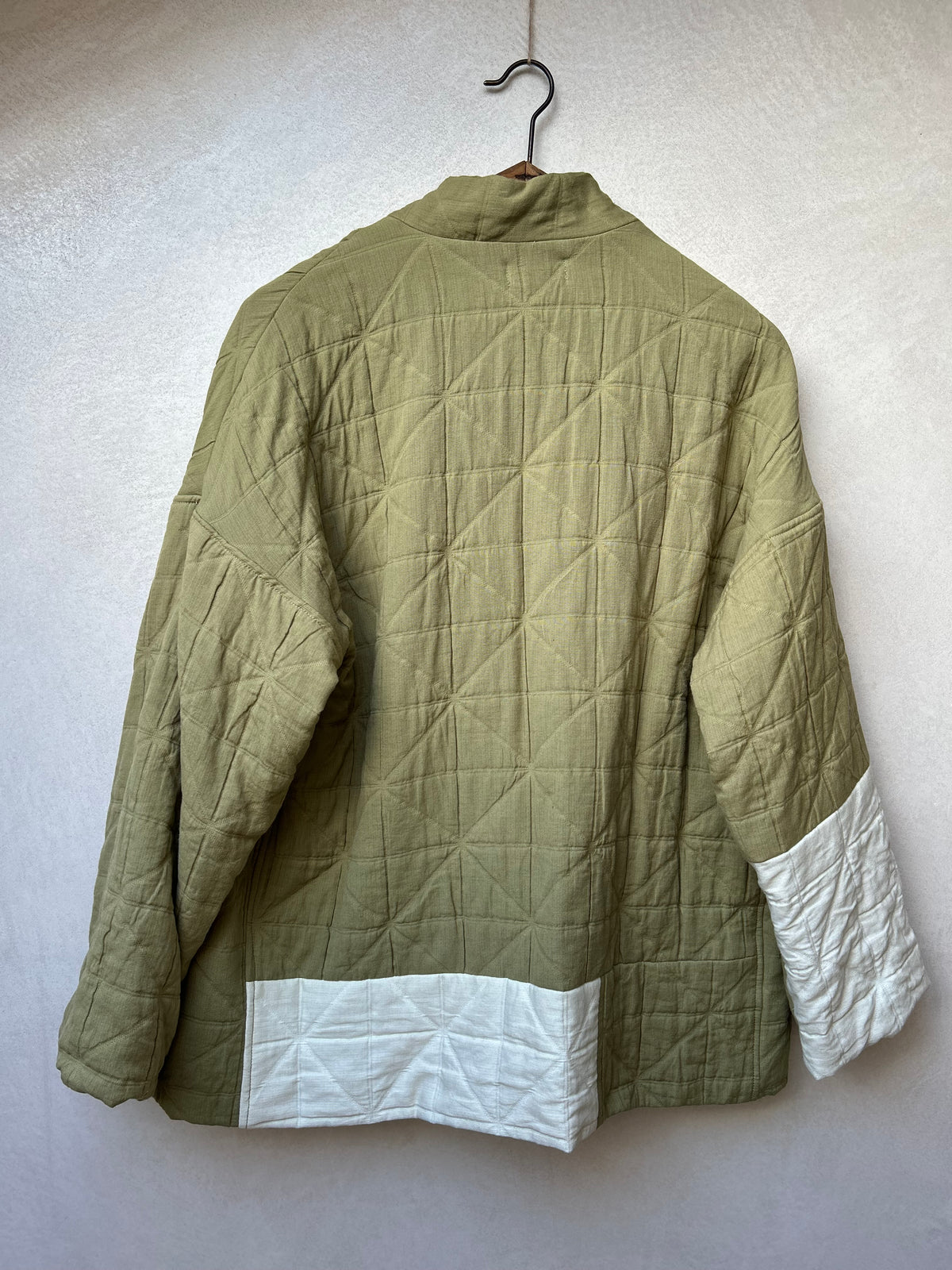 Patch Jacket Olive/Ecru ONE OFF