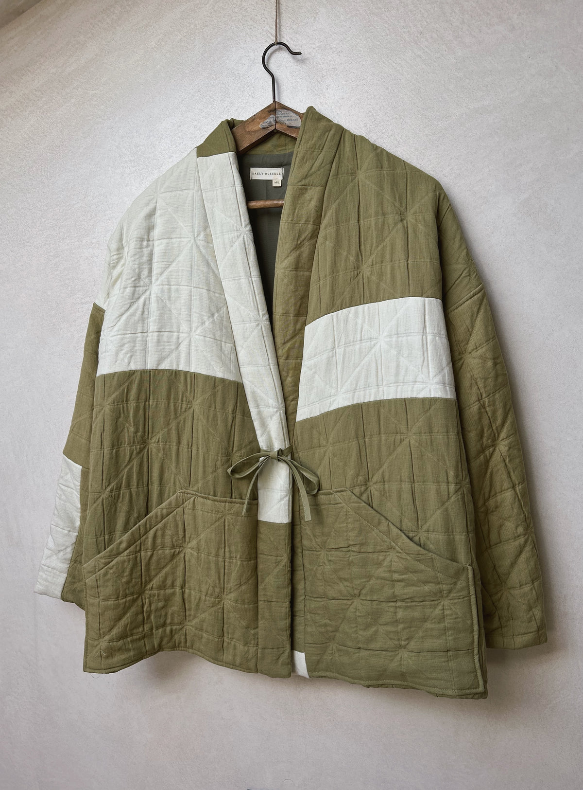 Patch Jacket Olive/Ecru ONE OFF