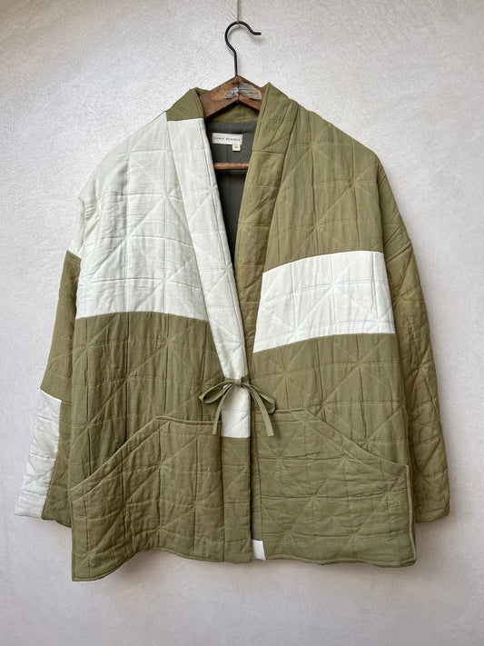 Patch Jacket Olive/Ecru ONE OFF