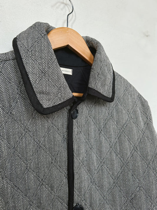 Quilted Coat | Herringbone