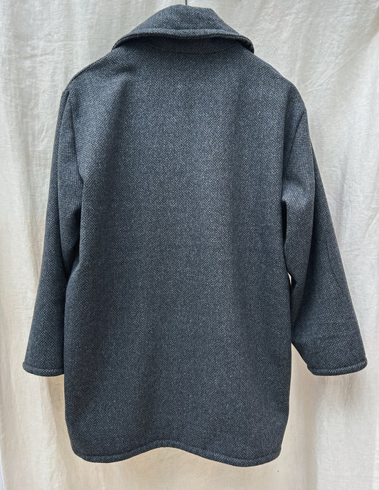 Wool Coat | Textured Grey