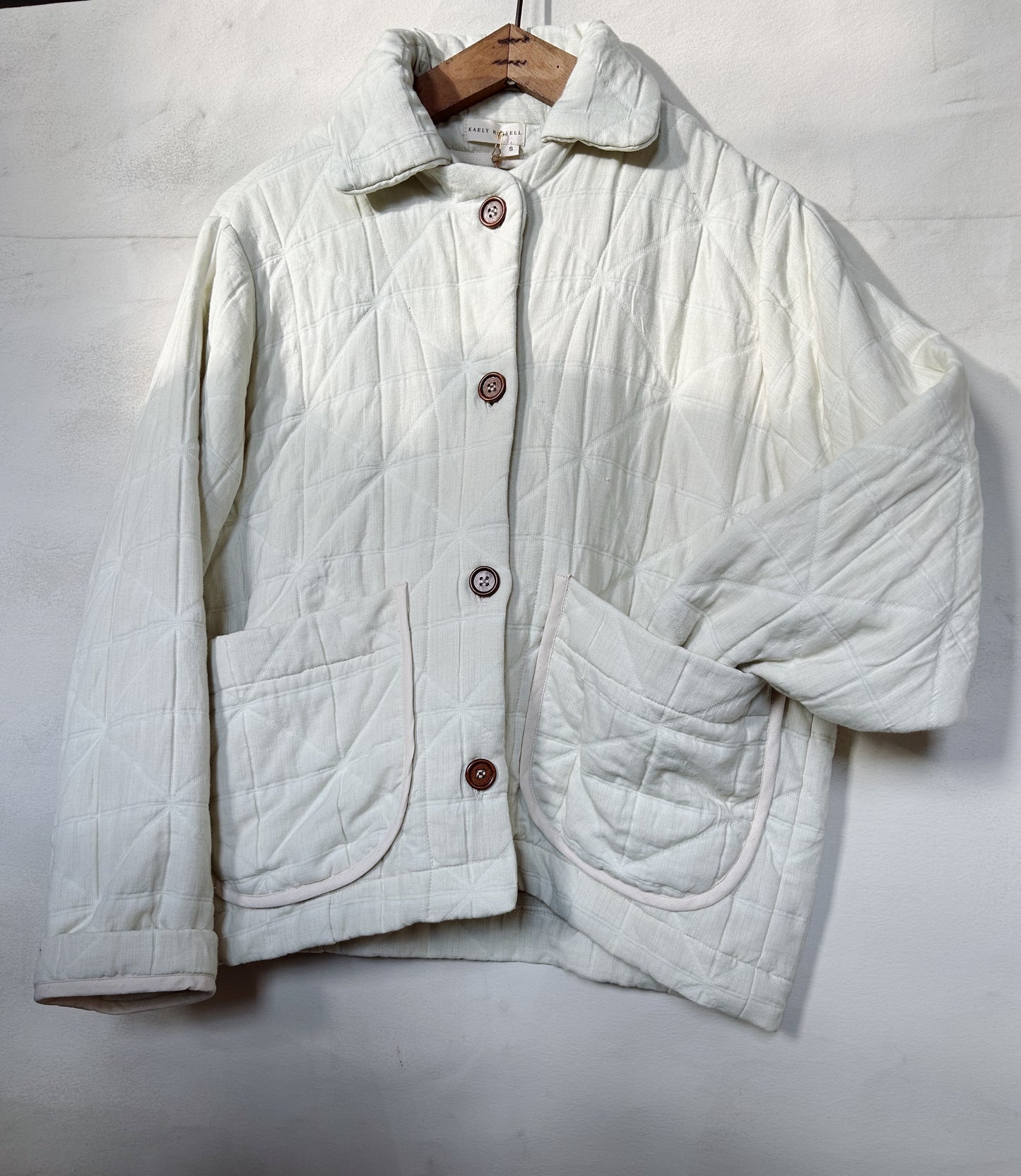 Rue Jacket | Quilted Ecru