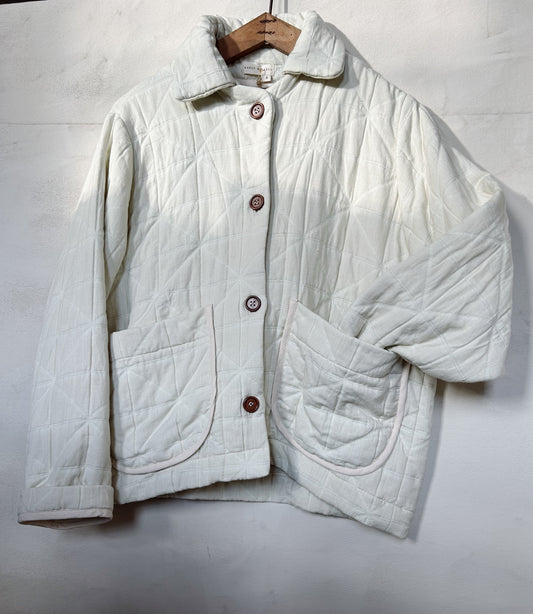 Rue Jacket | Quilted Ecru