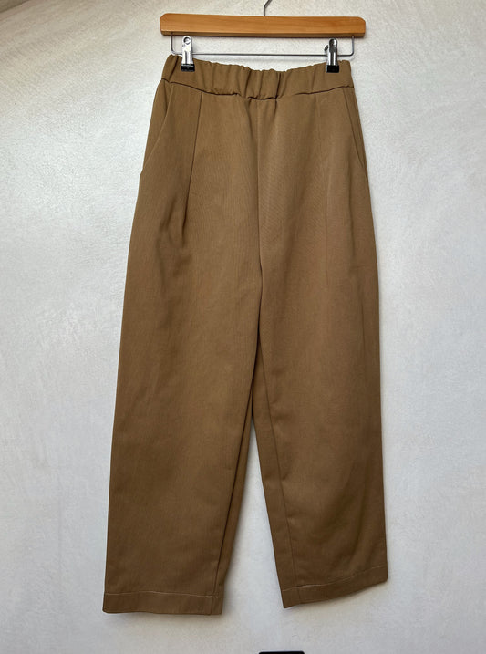 Elba Trousers | Tan twill