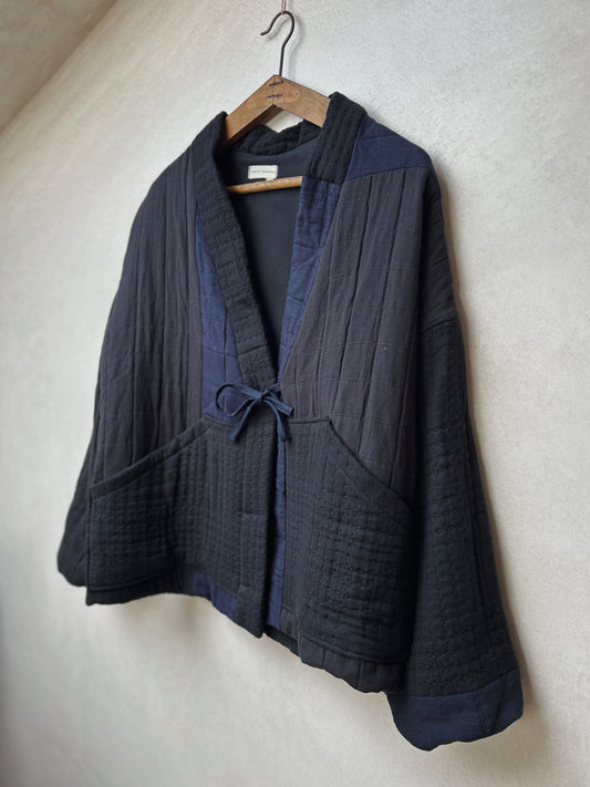 Patch Jacket Navy/Black ONE OFF