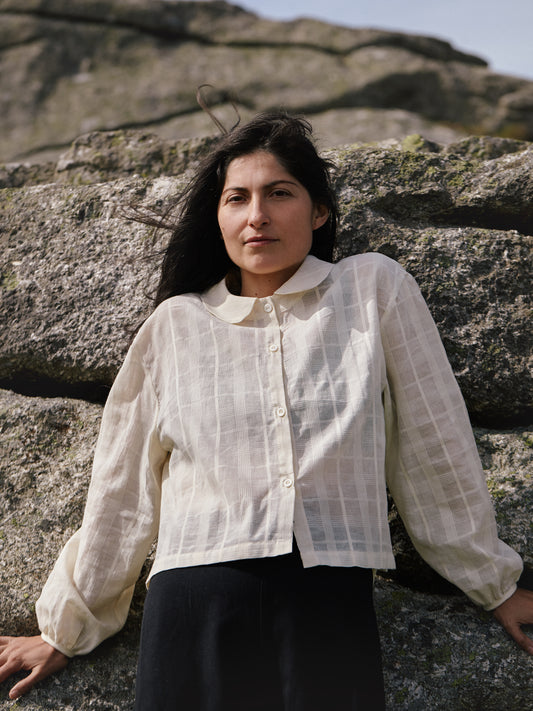 Bloom shirt | Vanilla Check