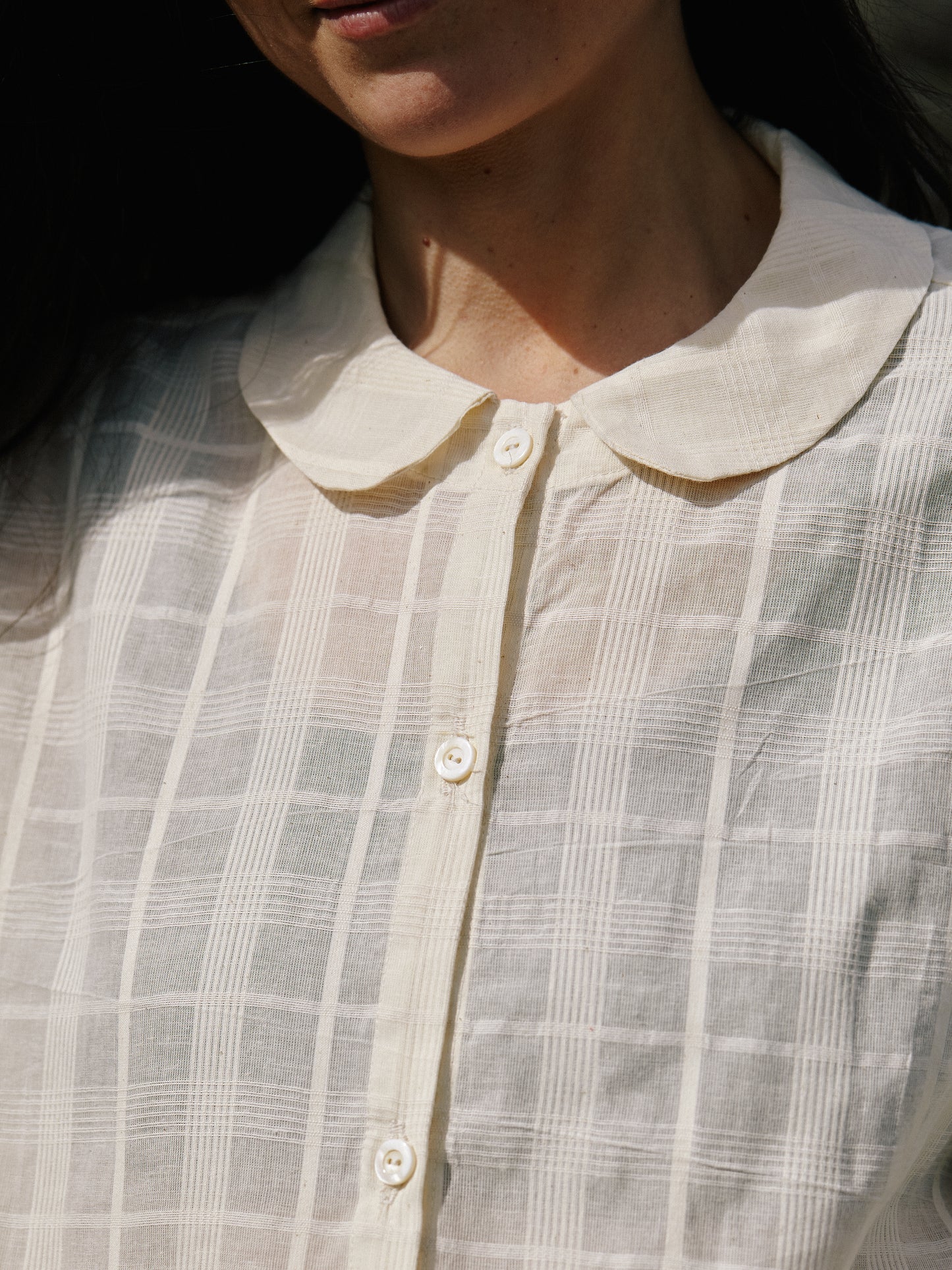 Bloom shirt | Vanilla Check