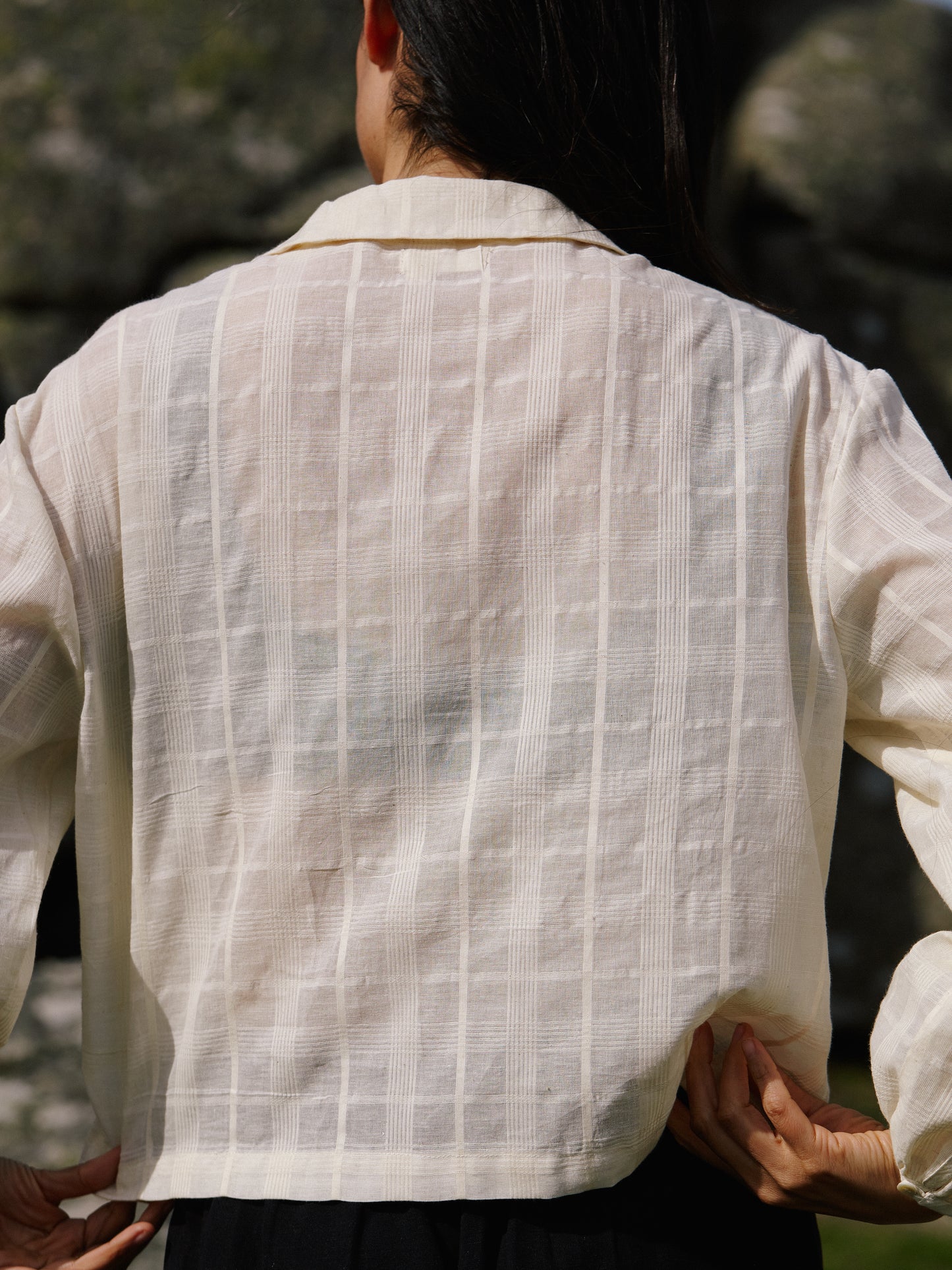 Bloom shirt | Vanilla Check