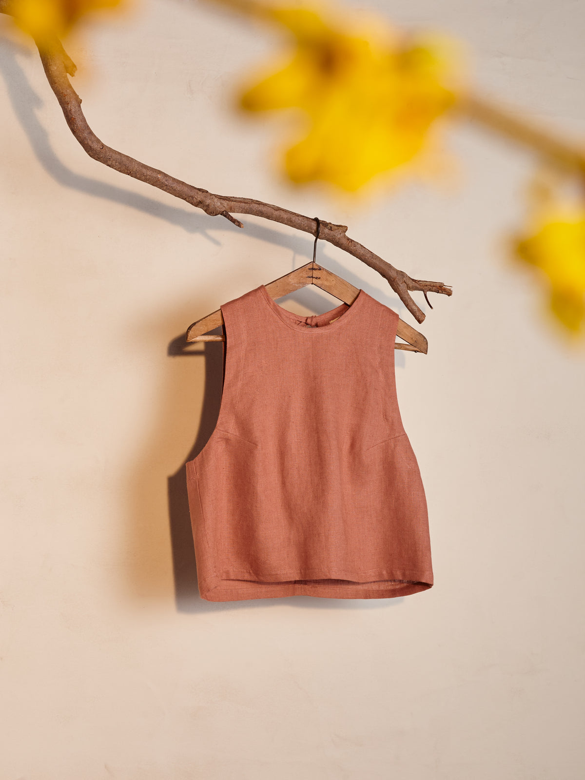 Tie Vest | Rose